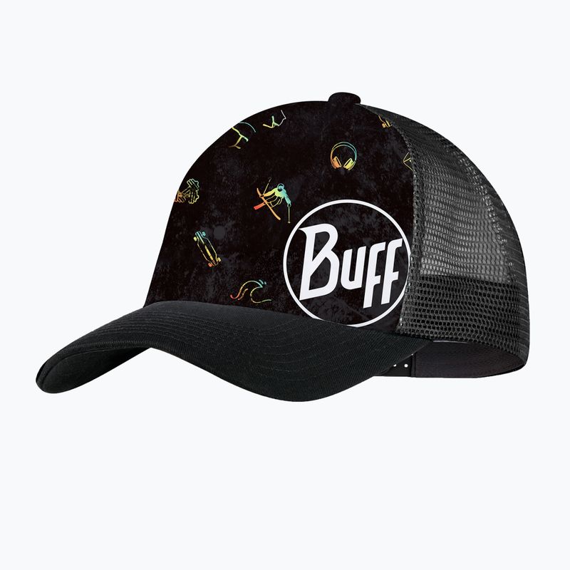 Cappello da baseball BUFF Trucker Logo Collection Kaleat nero 6
