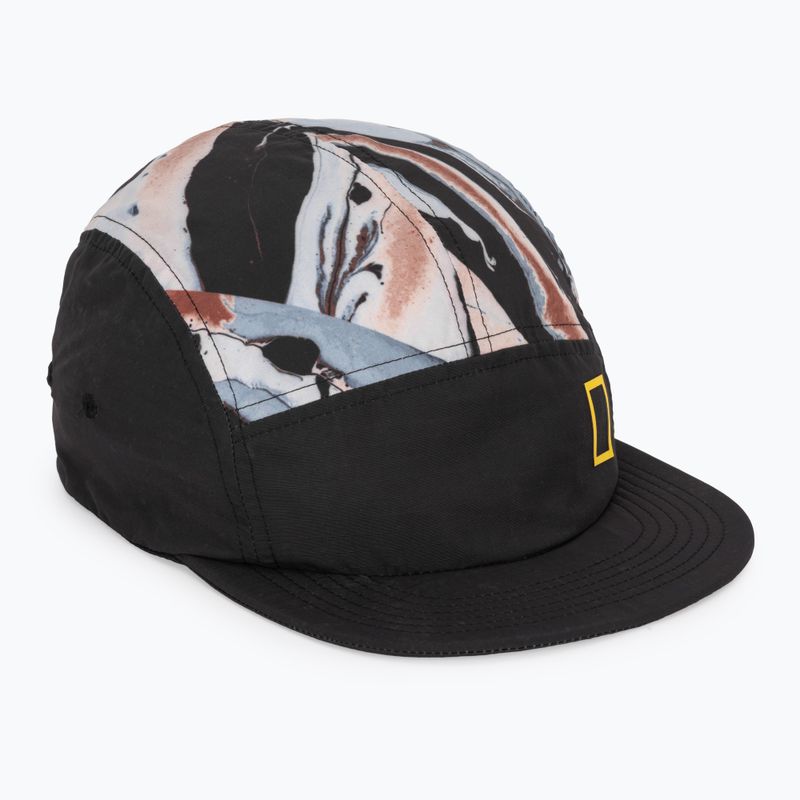 Cappellino con visiera BUFF 5 Panel Explore reige black