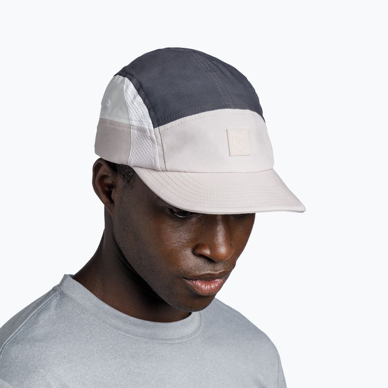 Cappellino con visiera BUFF 5 Panel Go domus grey 5
