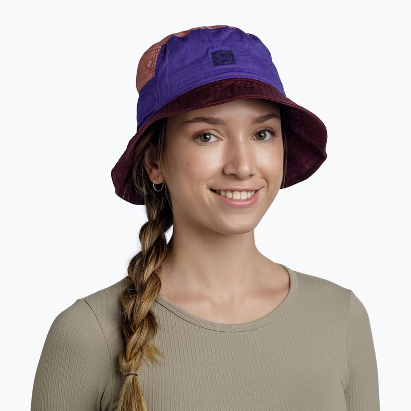 BUFF Sun Bucket Cappello da escursionismo Gancio viola 4