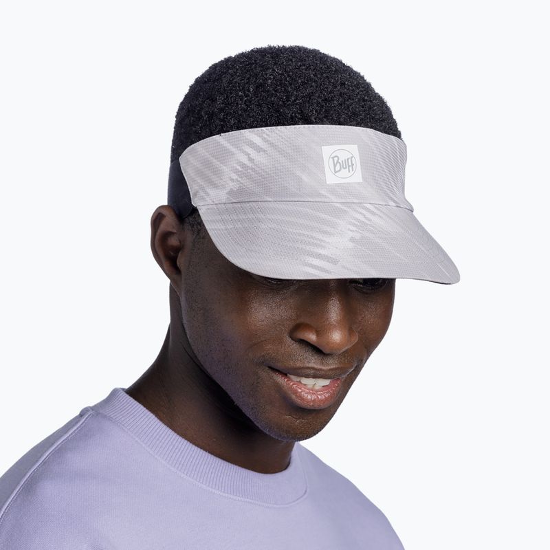 BUFF Go Visor Jaru Visiera da running grigio chiaro 8
