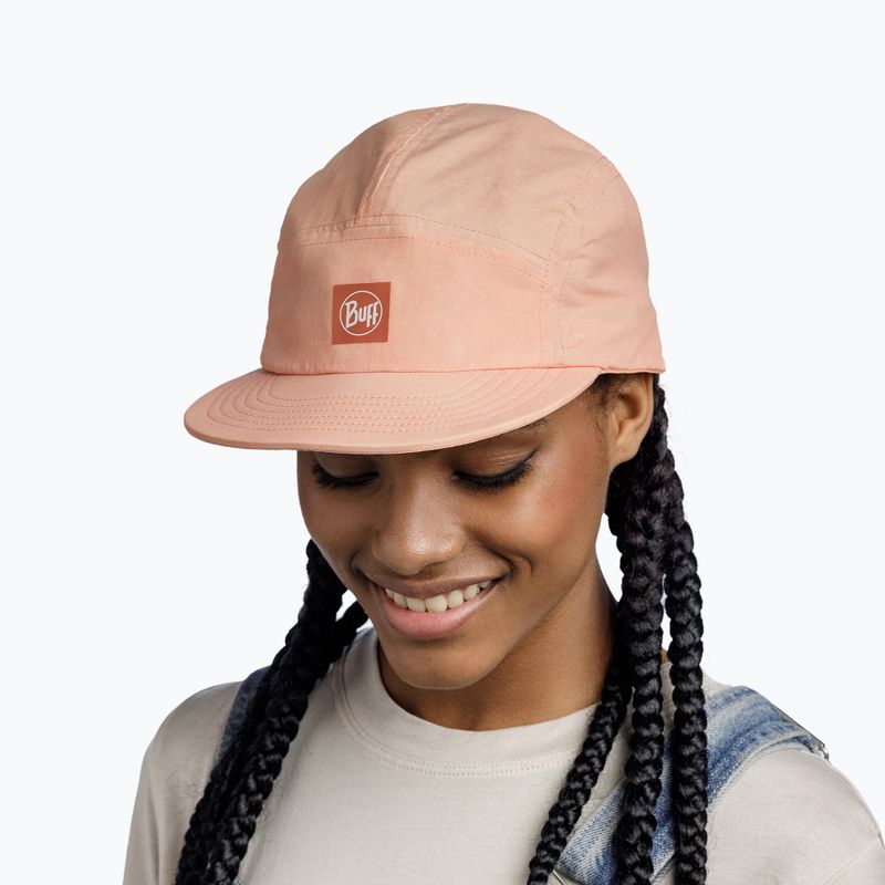 Cappellino con visiera BUFF 5 Panel Explore slen orange 4