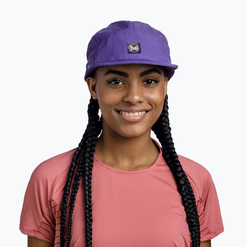 Cappellino con visiera BUFF 5 Panel Explore slen violet 3