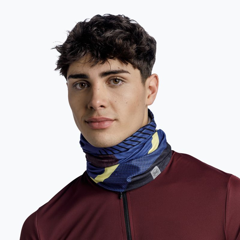 BUFF Coolnet UV imbragatura multifunzionale Akim cobalto 4