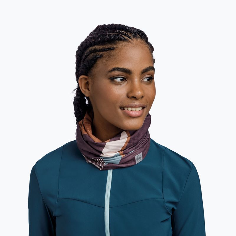 Imbragatura multifunzionale BUFF Coolnet UV Oke garnet 3