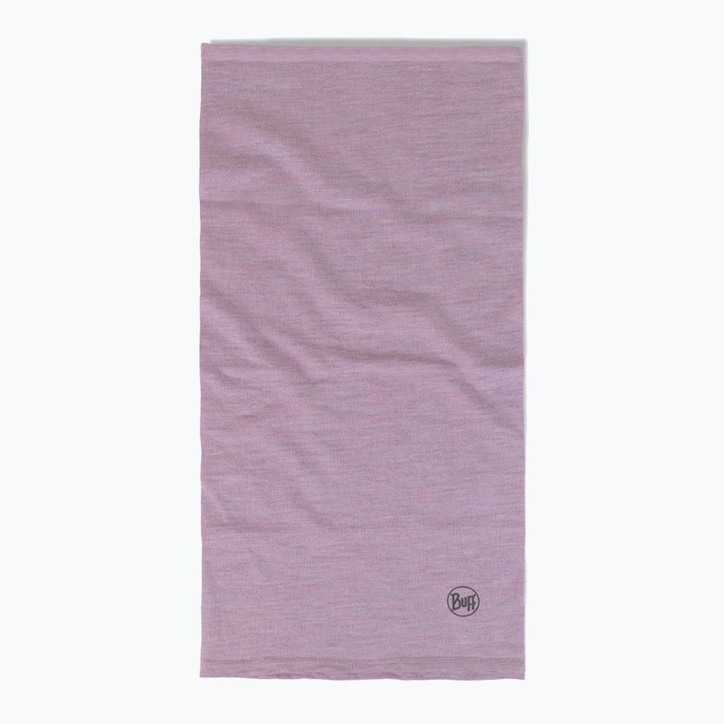 Imbragatura multifunzionale BUFF Midweight in lana merino melange lilla sabbia 2