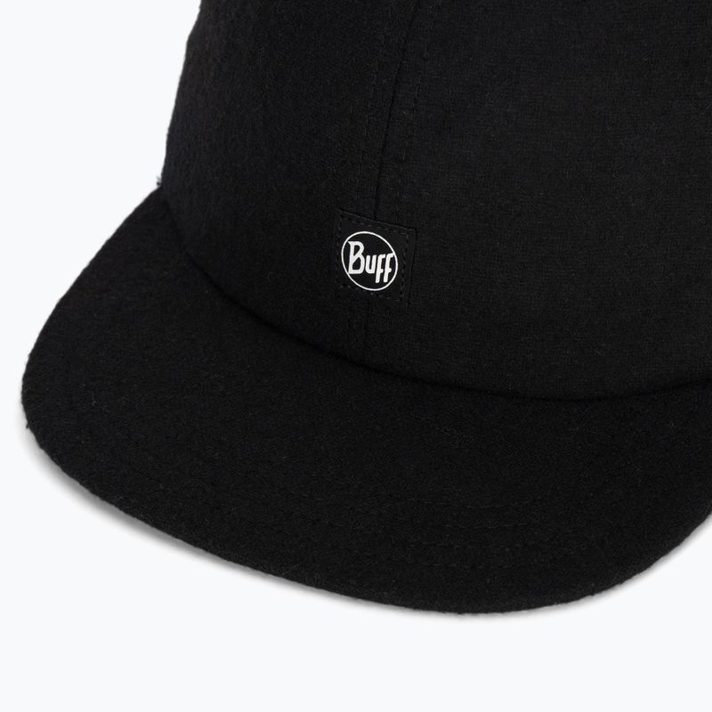 Cappellino con visiera BUFF Pack Chill Baseball solid black 3