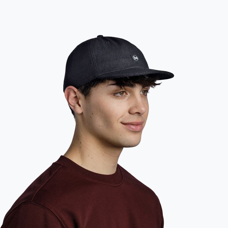 Cappellino con visiera BUFF Pack Chill Baseball solid black 3