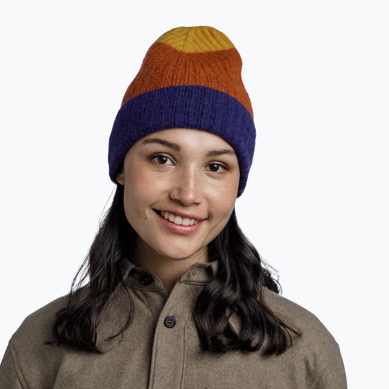 BUFF Berretto invernale in maglia Nilah in denim 3