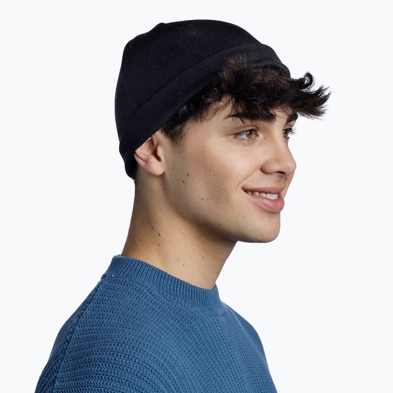 BUFF Berretto invernale Elro in maglia nera 2
