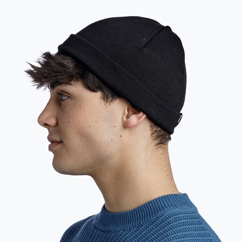 BUFF Berretto invernale Elro in maglia nera 3