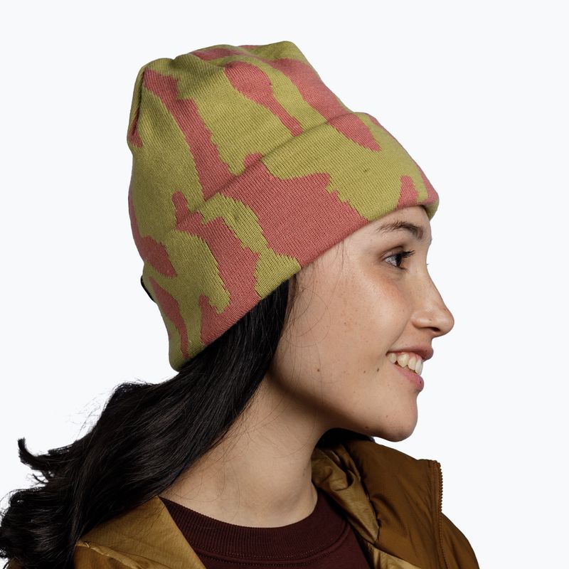 BUFF Cappello da trekking in maglia Kyre alla citronella 4