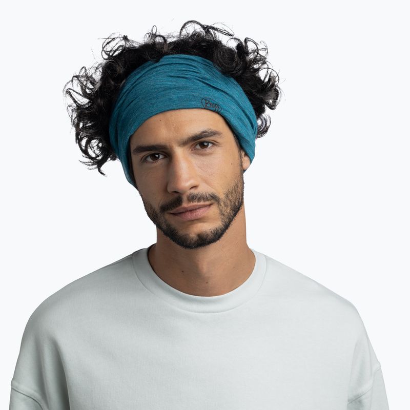 Fascia multifunzione BUFF Lightweight Merino Wool teal 3