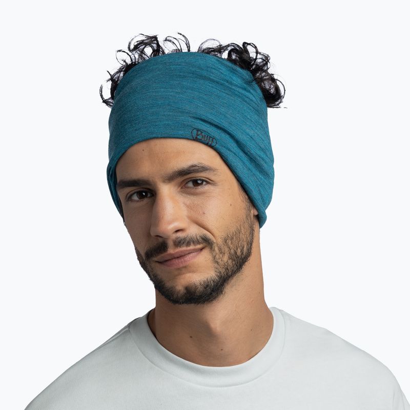 Fascia multifunzione BUFF Lightweight Merino Wool teal 5