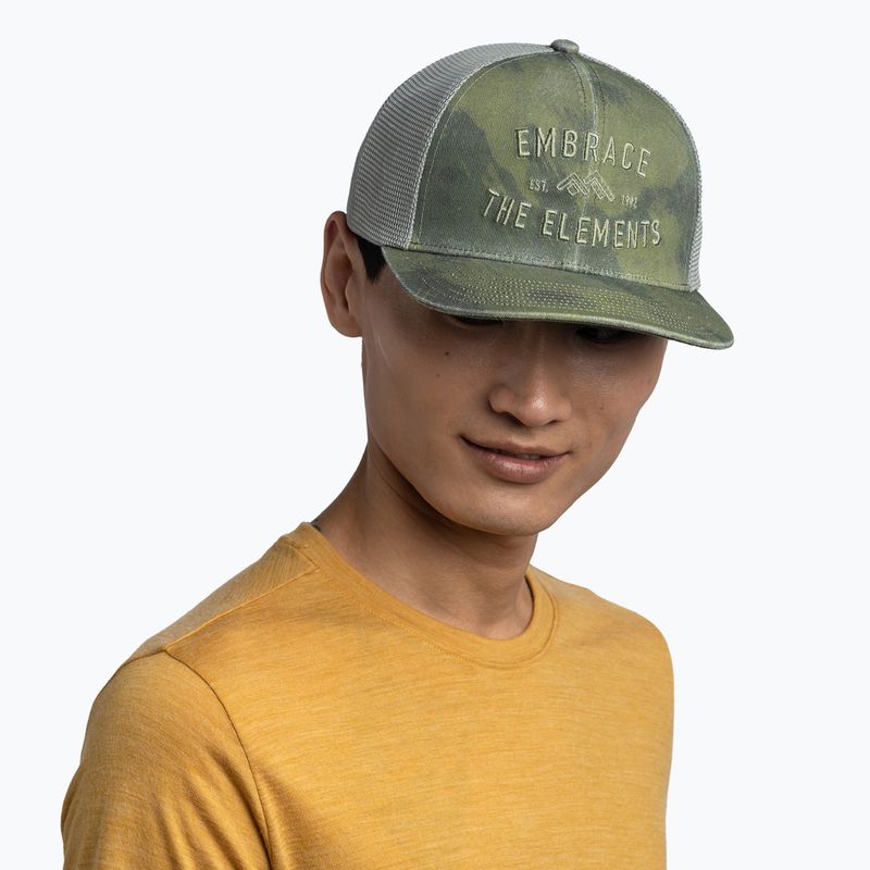 Cappello da baseball BUFF Explore Trucker wate forest 3