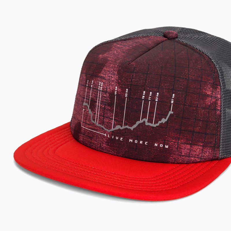 Cappellino con visiera BUFF Explore Trucker bonsy terracotta 3
