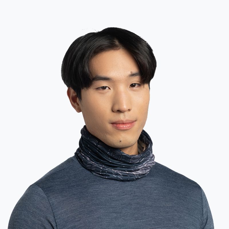 Fascia multifunzionale BUFF Original Ecostretch gauxi night blue 2