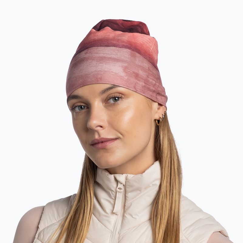 Cappello invernale BUFF EcoStretch lise rosewood 5
