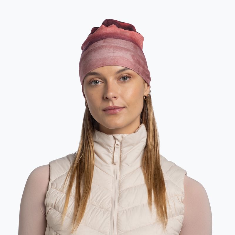 Cappello invernale BUFF EcoStretch lise rosewood 6