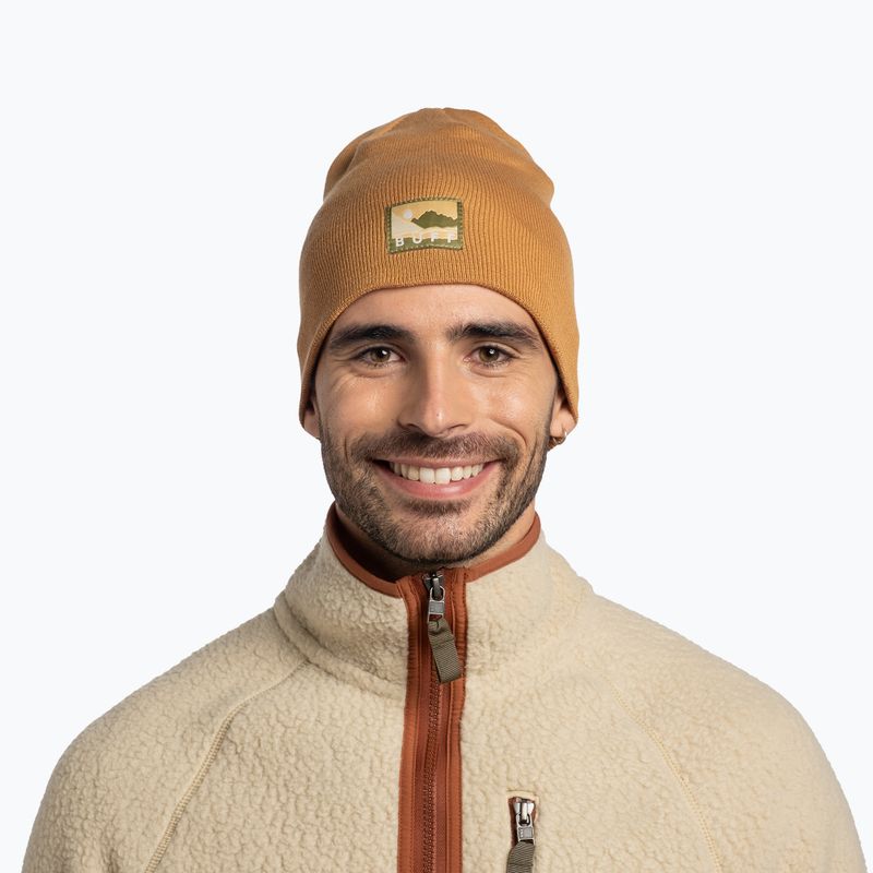 Berretto invernale BUFF Knitted Lilon Long peanut 3
