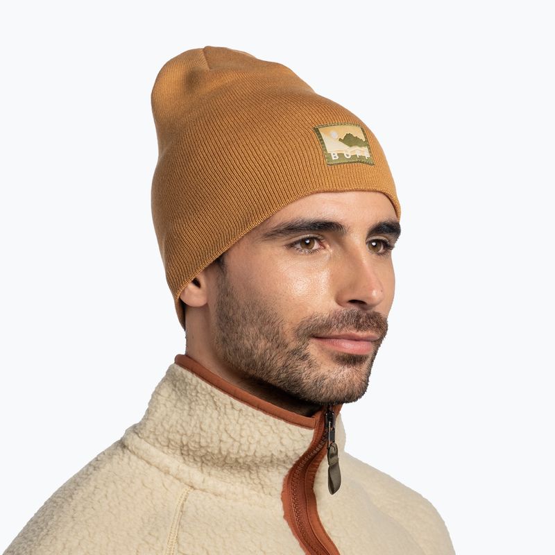 Berretto invernale BUFF Knitted Lilon Long peanut 4