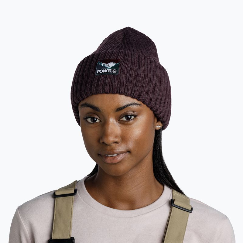 Berretto invernale BUFF Knitted Rutger shadow purple 3