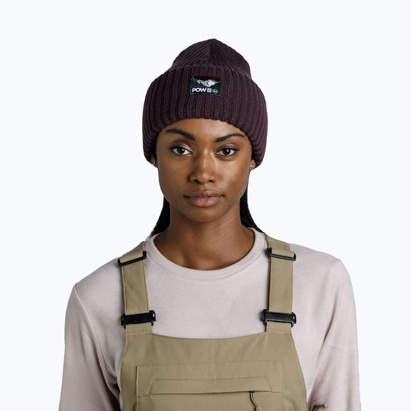 Berretto invernale BUFF Knitted Rutger shadow purple 4