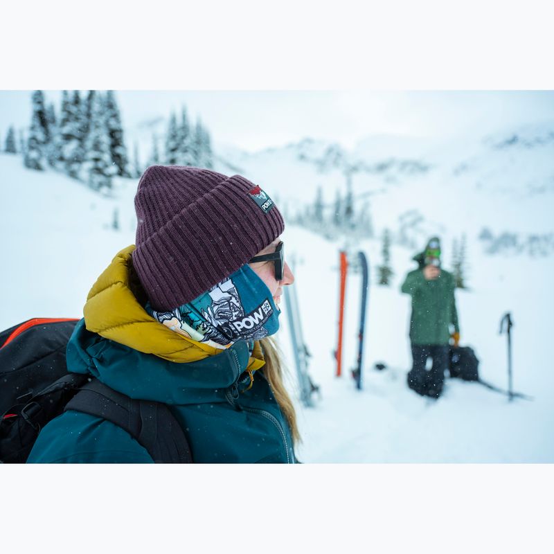 Berretto invernale BUFF Knitted Rutger shadow purple 8