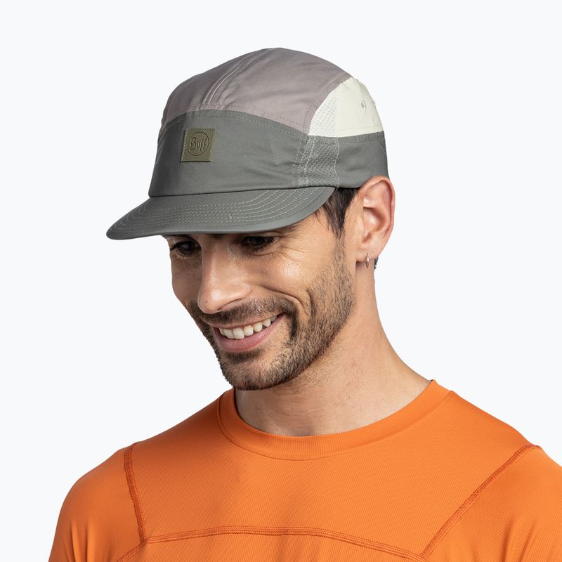 Cappellino con visiera BUFF 5 Panel Go domus khaki 4