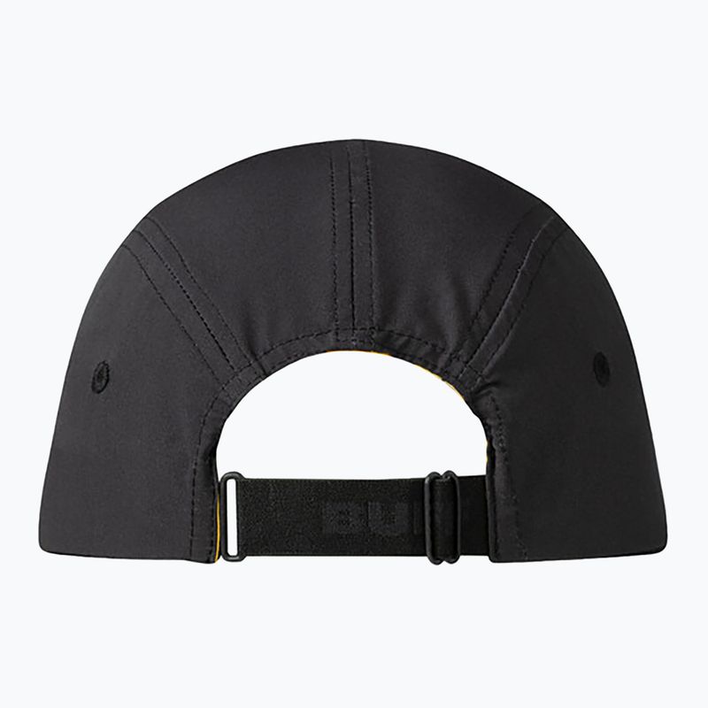 Cappellino con visiera BUFF 5 Panel Go logo black 2