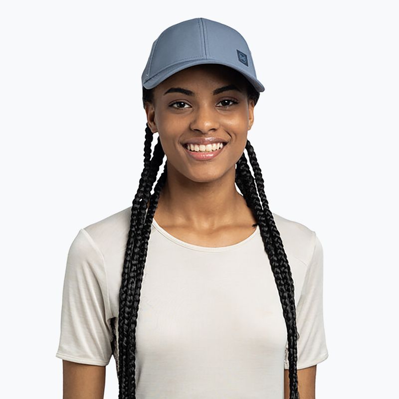 Berretto da baseball BUFF Summit Solid stone blue 4