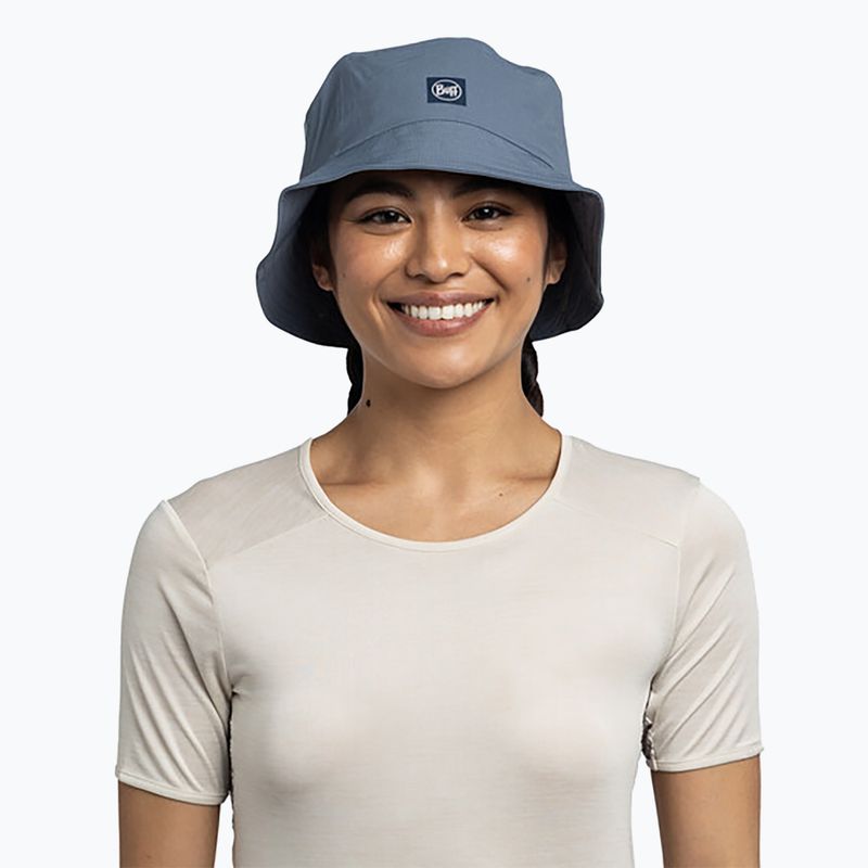 BUFF Adventure Bucket Cappello solido in pietra blu 5