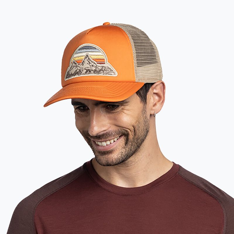 Cappellino con visiera BUFF Trucker bougi ginger 3