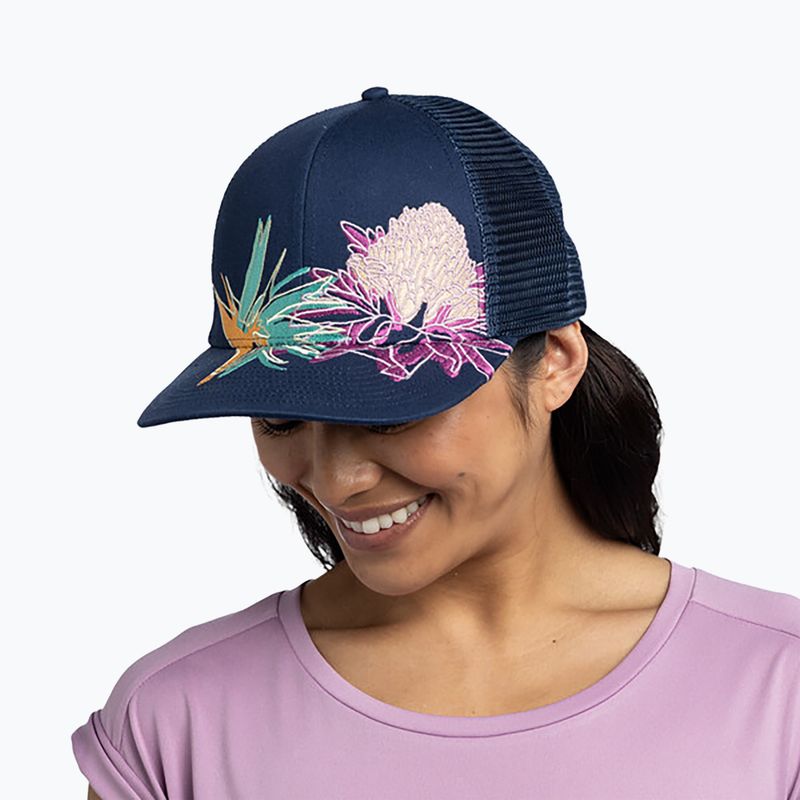 Cappello da baseball BUFF Explore Trucker Satry indigo 3