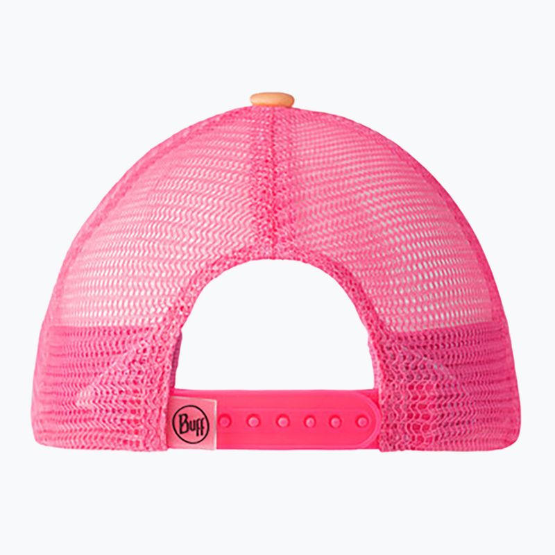Berretto da baseball BUFF Trucker Neottia corallo per bambini 2