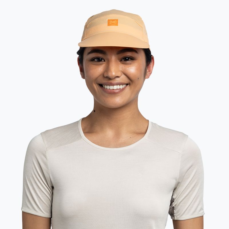 Cappellino con visiera BUFF Pack Light solid apricot 2