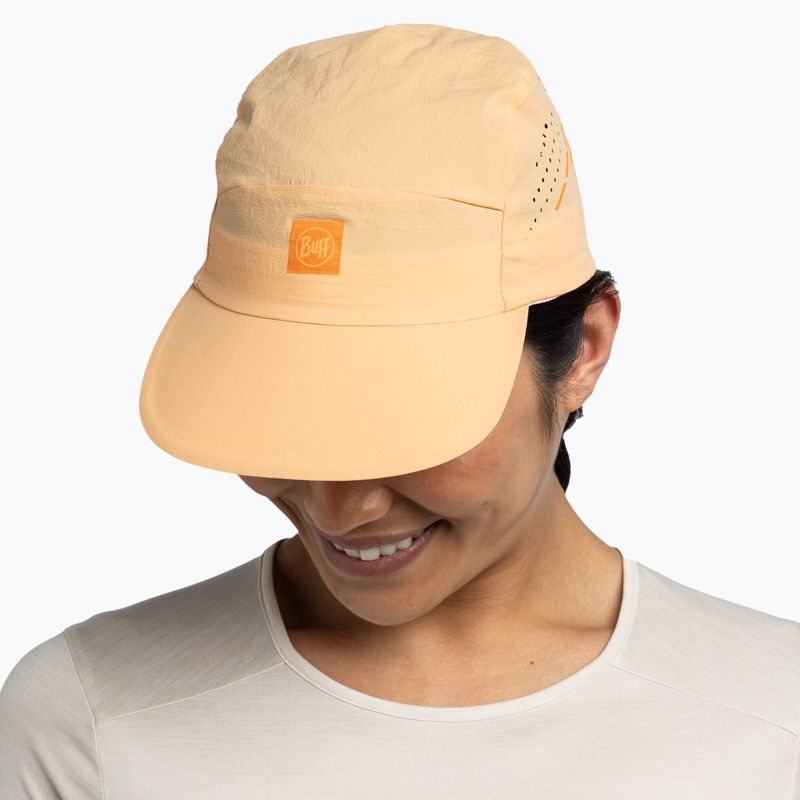 Cappellino con visiera BUFF Pack Light solid apricot 3