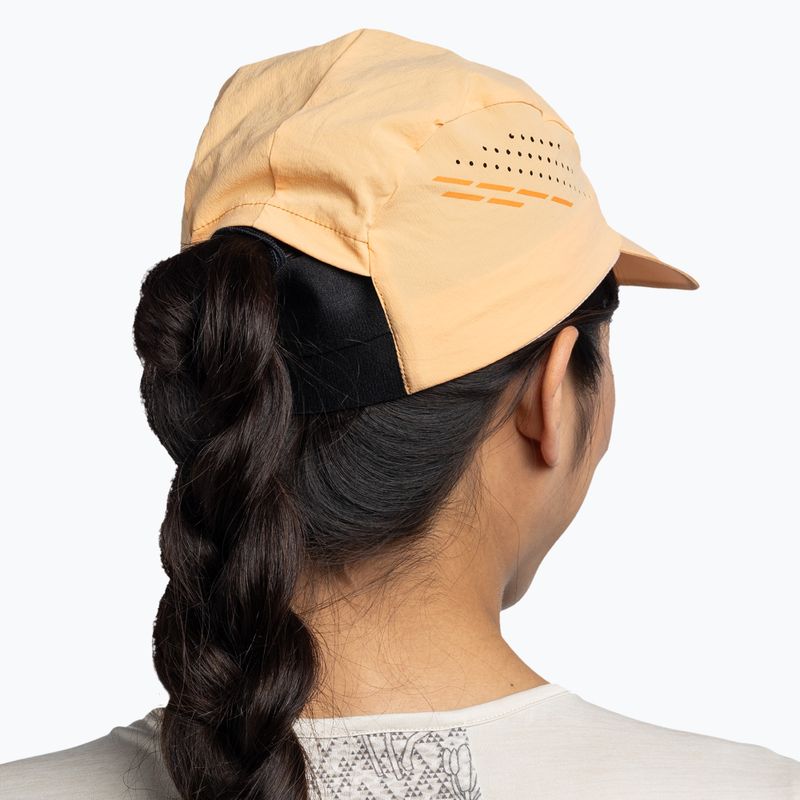 Cappellino con visiera BUFF Pack Light solid apricot 4