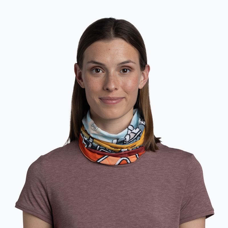 Scaldacollo multifunzionale BUFF Coolnet UV cisse multicolor 3