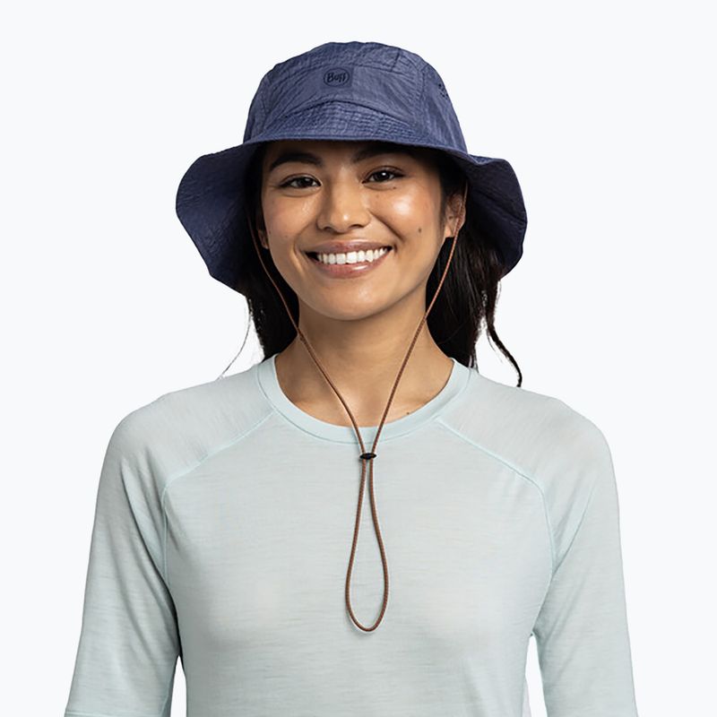 BUFF Go Bucket Cappello solido indaco 6