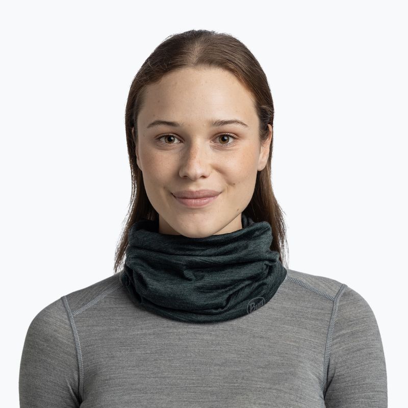Fascia multifunzione BUFF Lightweight Merino Wool multistripes forest 3