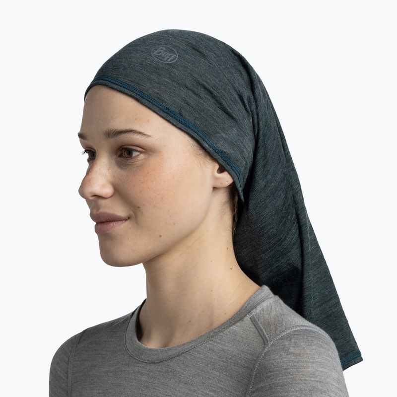 Fascia multifunzione BUFF Lightweight Merino Wool multistripes forest 4
