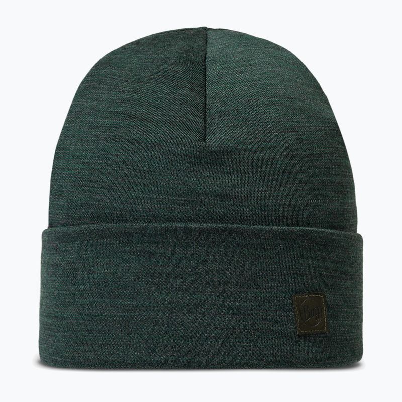 Cappello invernale BUFF Heavyweight Merino Wool solid forest