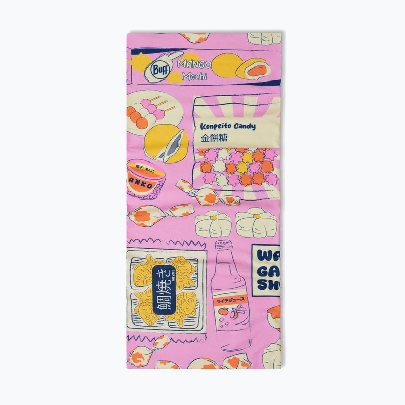 Scaldacollo multifunzionale per bambini BUFF Original Ecostretch asaku rose pink 2