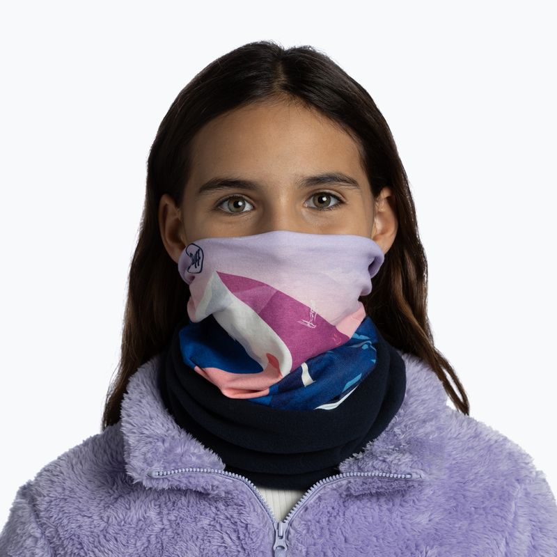 Bandana multifunzionale per bambini BUFF Polar omasi blue 4