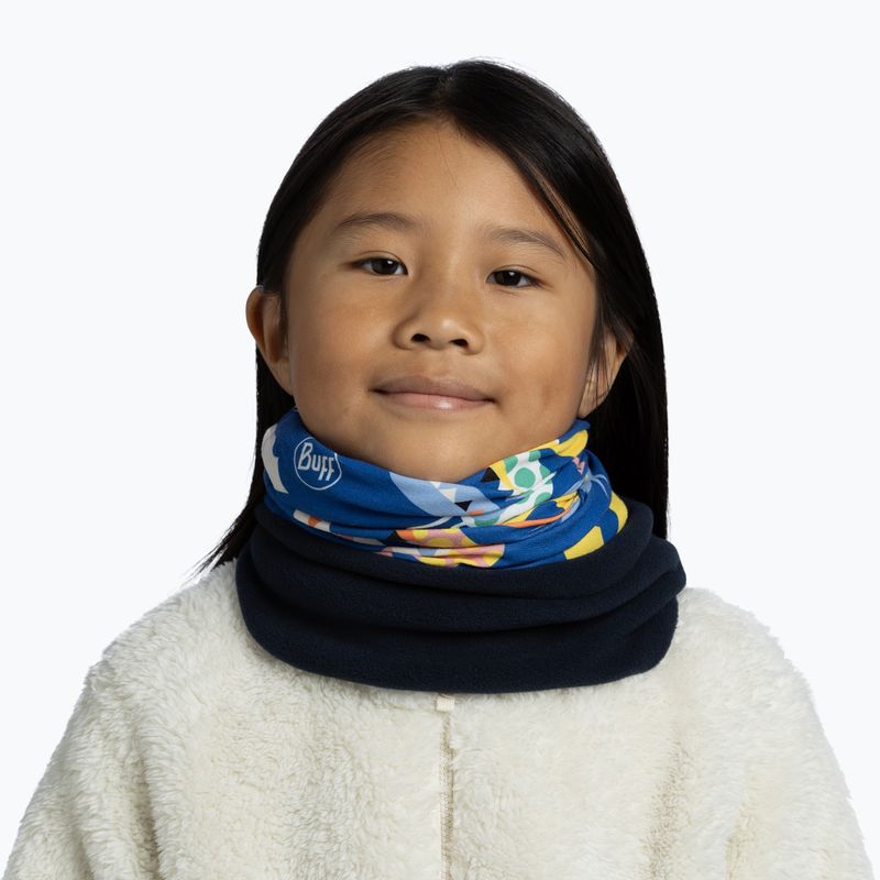Foulard multifunzionale per bambini BUFF Polar lutky cobalt 3