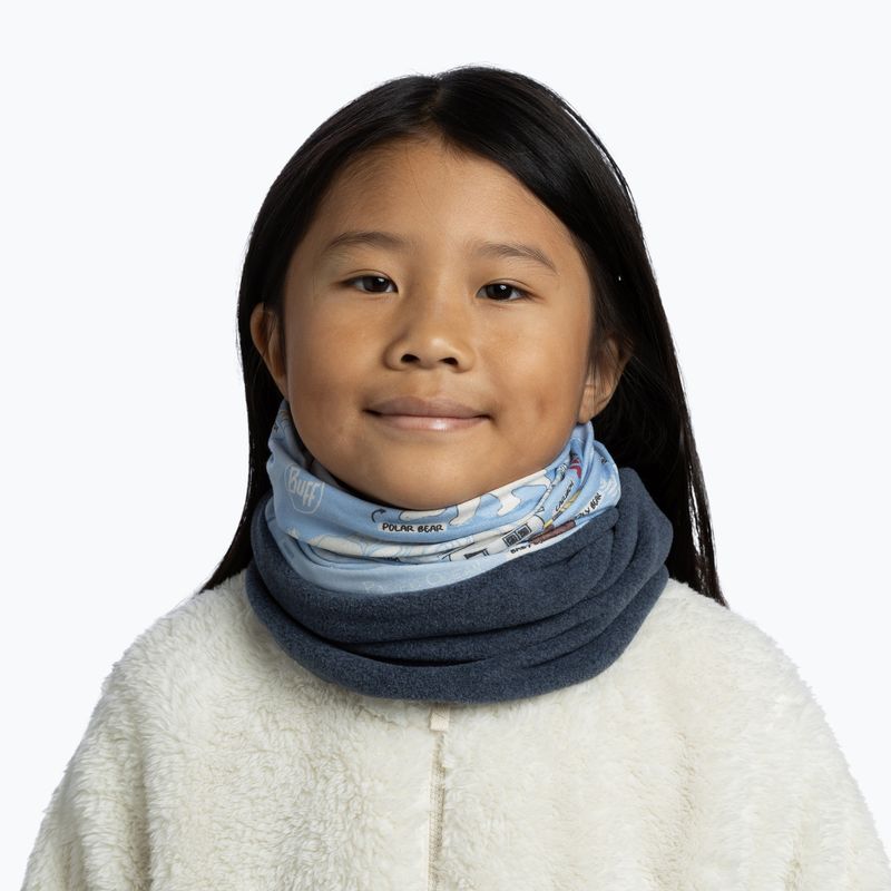 Scaldacollo multifunzionale per bambini BUFF Polar blue 3