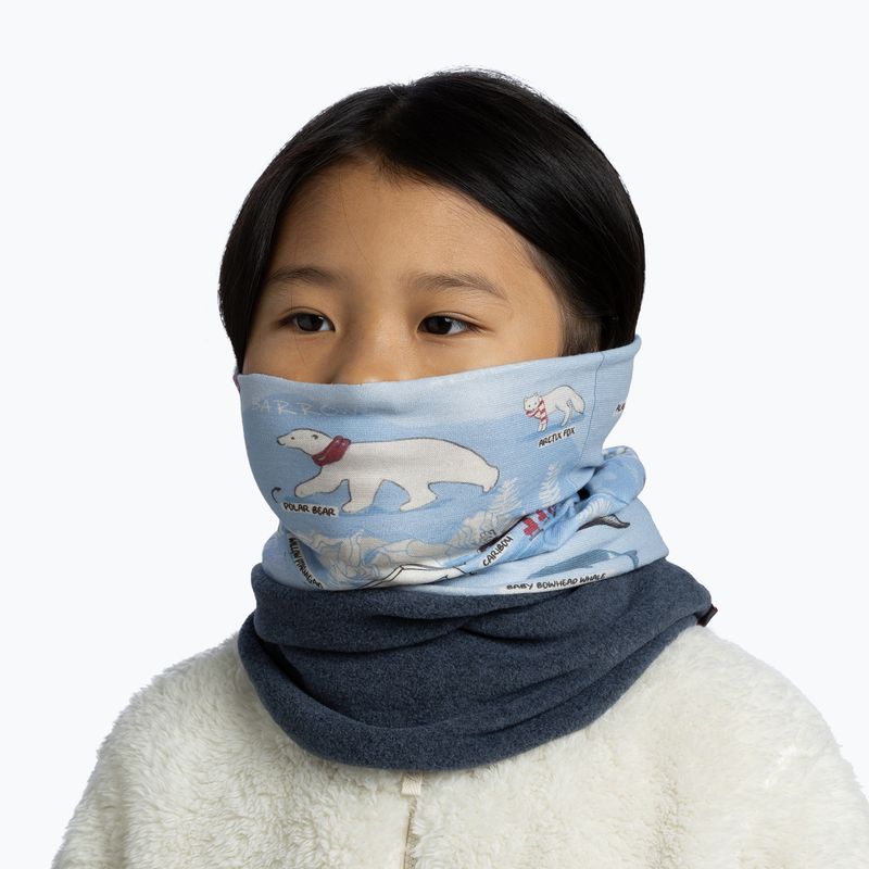 Scaldacollo multifunzionale per bambini BUFF Polar blue 4