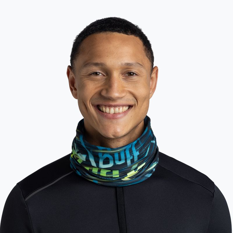 Fascia multifunzionale BUFF Original Ecostretch Orby Night Blue 3