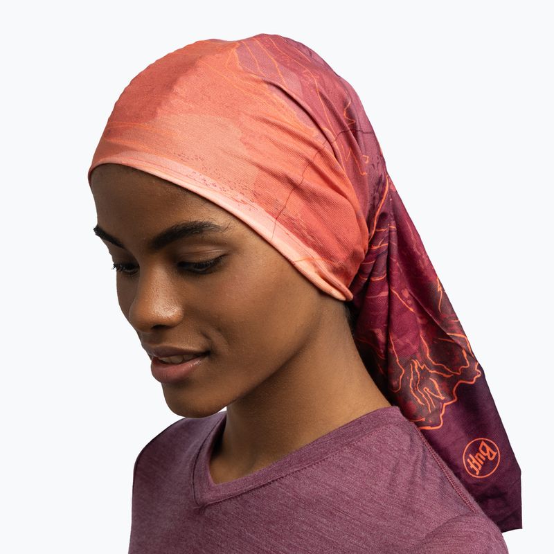 Fascia multifunzione BUFF Original Ecostretch Unal Garnet 6